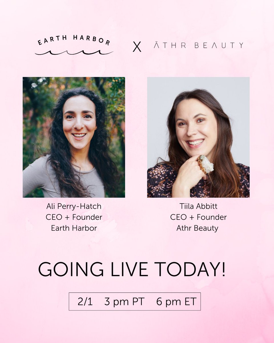 We have some very exciting news!!🤩 We've teamed up with our friends over at @athrbeautyco for a product swap and will be going LIVE tonight with all the details of how you can get your FREE gift with purchase!✨💕 Tap the link to add it to your calendar! event.revo.video/#/watch/aether…