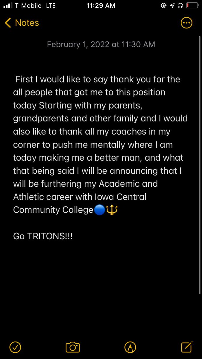 balencibiggz's tweet photo. I will be committing to Iowa central Community College 🔵🔱 Go Tritons @Djoiner55 @coach_cy @TritonNation @IowaCentral #COMMITTED #JUCOPRODUCT https://t.co/g2XivbWASh