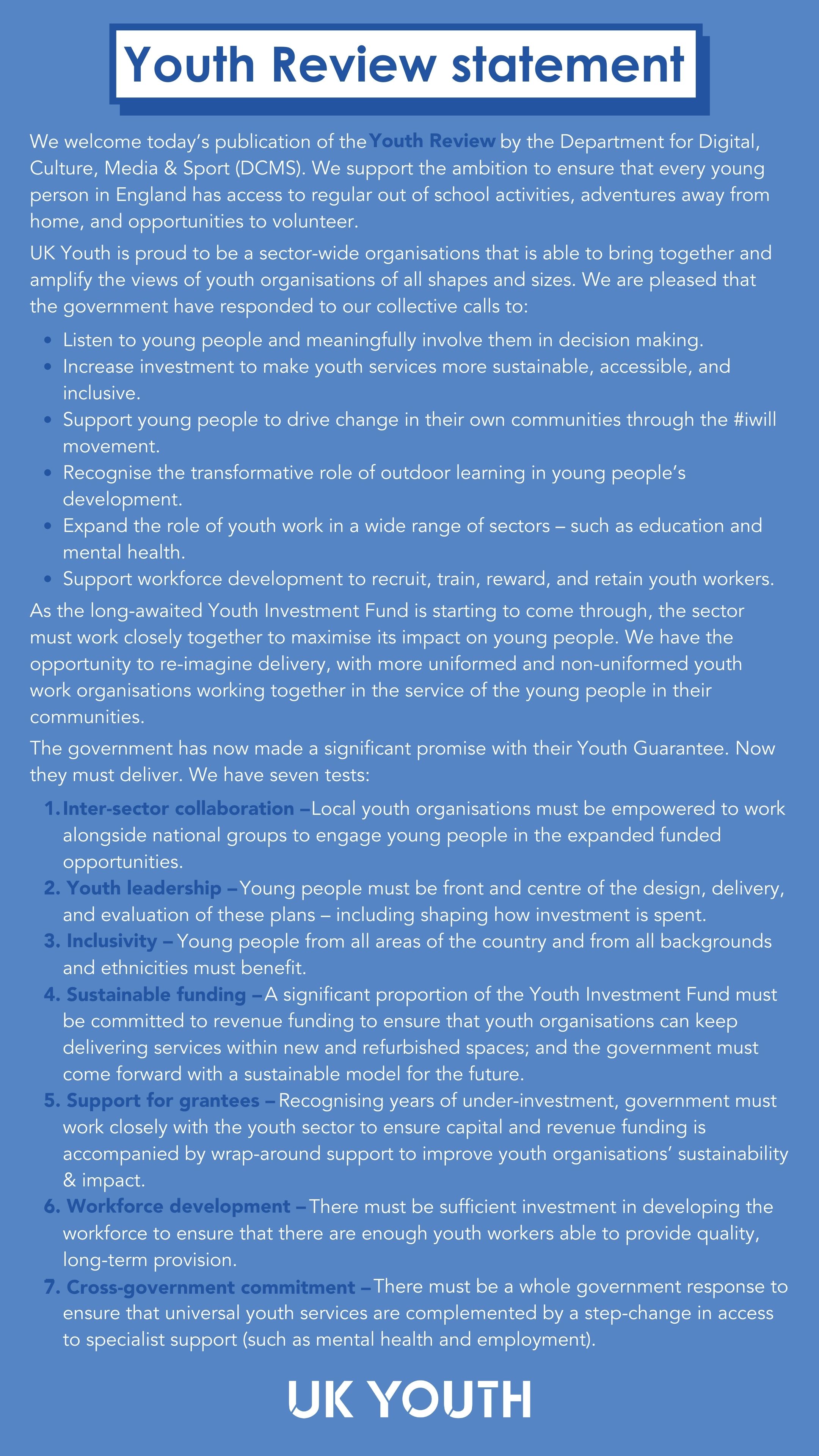 Which Countries Have Already Set Up The Youth Guarantee Scheme UK Youth on Twitter: "In light of the publication of the Government's Youth  Review today, we'd like to share the following statement in response by our  CEO Ndidi Okezie. #YouthReview @DCMS @Ndidi1st