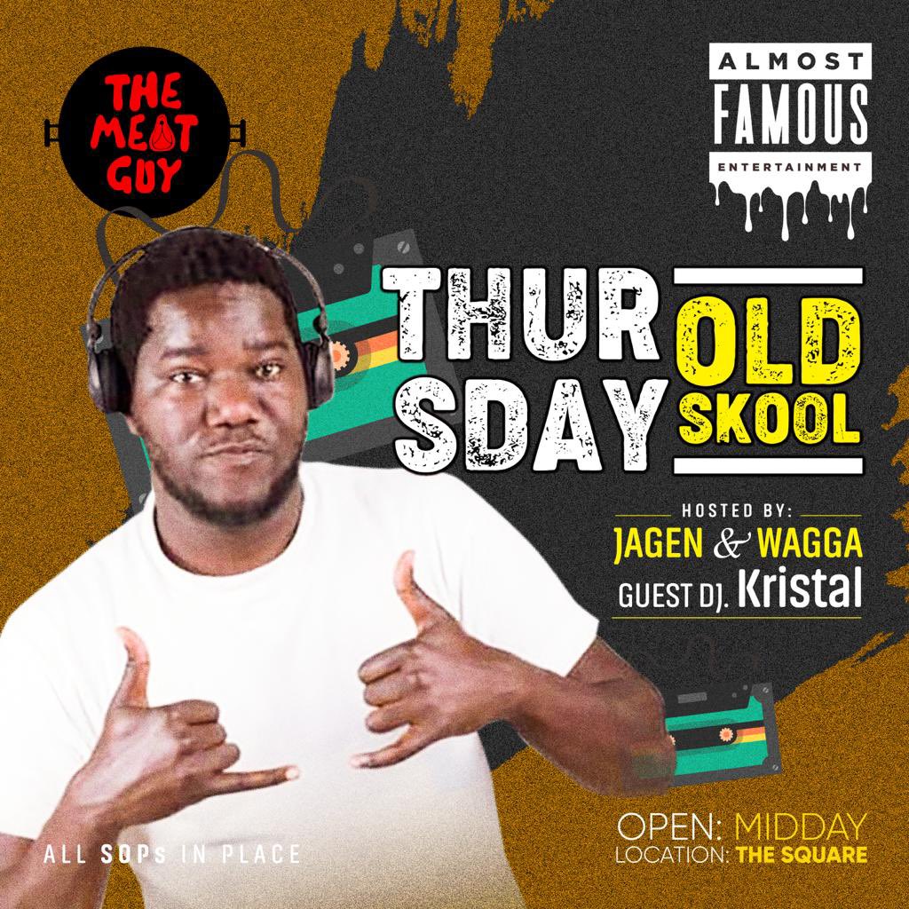 #ThursdayOldSkool 

Location : @TheMeatGuy256 - The Square Place Rooftop, 3rd street, Industrial Area. 

Jam Session : 5pm til late with @MadMudokolo, @MusogaOn and a return guest, DJ Kristal.

Last time we hosted this guy, we jammed on a crazy vibe.

Fall in. #LetsJam