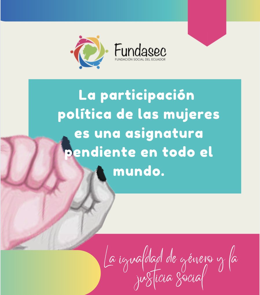 Fundasec3's tweet photo. La #igualdad entre mujeres y hombres es una cuestión de #DerechosHumanos 
#IgualdadDeGénero
#JusticiaSocial https://t.co/RPbRUaxnro