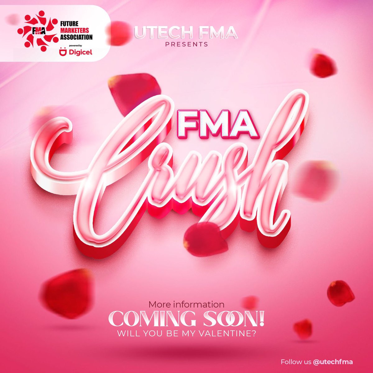utechfma's tweet photo. #FMACrush coming soon and yuh still nuh shoot yuh shot🤔 https://t.co/lcVzCHJ1fL