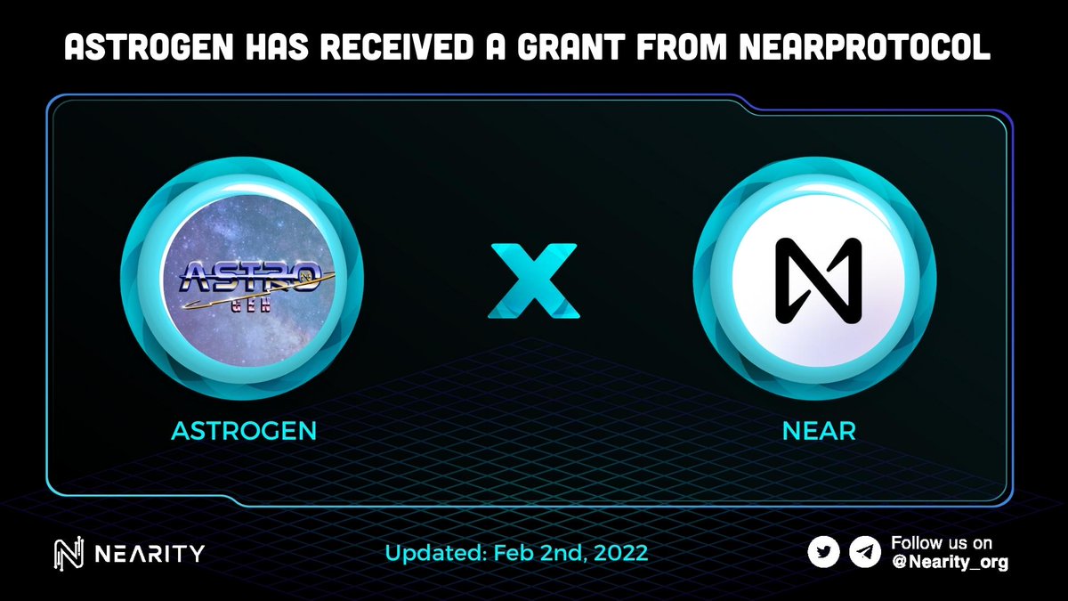 Nearity_org's tweet photo. 🥳 @astrogen_nft has received a grant from @NEARProtocol
This grant is help for development and maintenance of them launchpad. Making it easier than ever for artists to come over to #NEAR and launch a generative NFT project within minutes 🤩
#Nearity #NEAR $NEAR #ASTROGEN https://t.co/AUx0bSuFMr