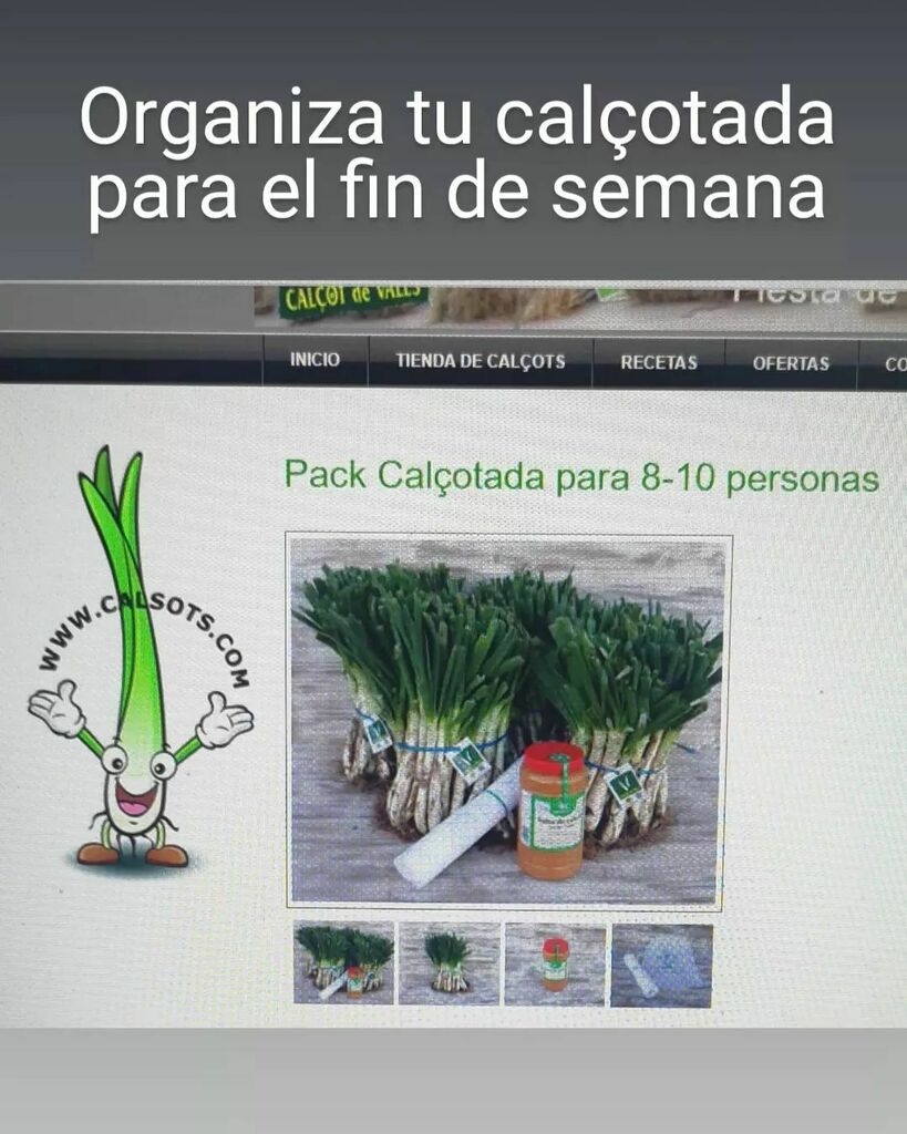 Haz tu pedido para el fin de semana, tienes tiempo hasta mañana miércoles a las 23 horas en nuestra web. También por teléfono o WhatsApp hasta las 20 horas.
.
.
.
#calsots #calçots #calsotsdevalls#calçotsencasa #calsotsacasa #calçotada #calçotsexperience