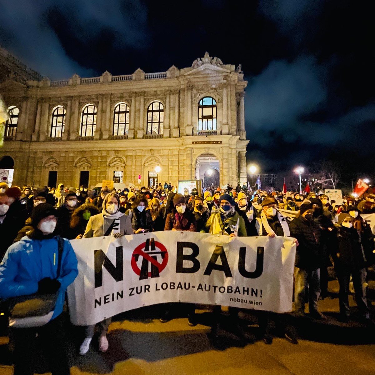 gruenewien's tweet image. Ein starkes Lebenszeichen der Klimabewegung. #LobauBleibt