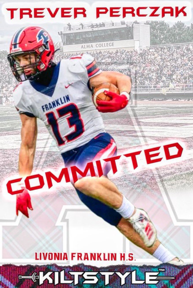 I am excited to announce my academic and football commitment to Alma college!! <a href="/ZacOlesuk/">Zac Olesuk</a> <a href="/CoachCouchAlma/">Jason Couch</a> <a href="/Ryan_Ettinger1/">Ryan Ettinger</a> <a href="/FranklinFootbal/">Franklin Football</a> <a href="/CoachMoran31/">Aaron Moran</a>