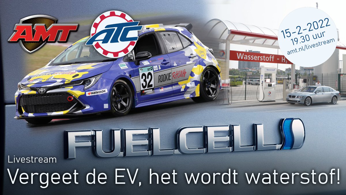 AMT-ATC Livestream 15 februari: ‘Vergeet de elektrische auto, de toekomst is waterstof!’ dlvr.it/SJBt1W