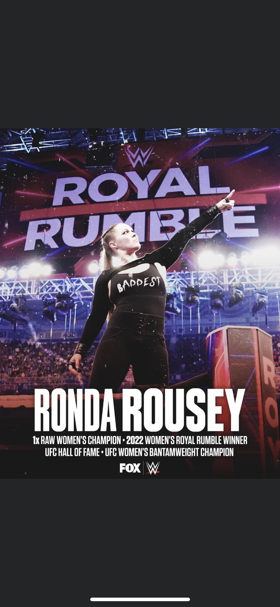 Happy 35th birthday to 2022 women s royalRumble Ronda Rousey    