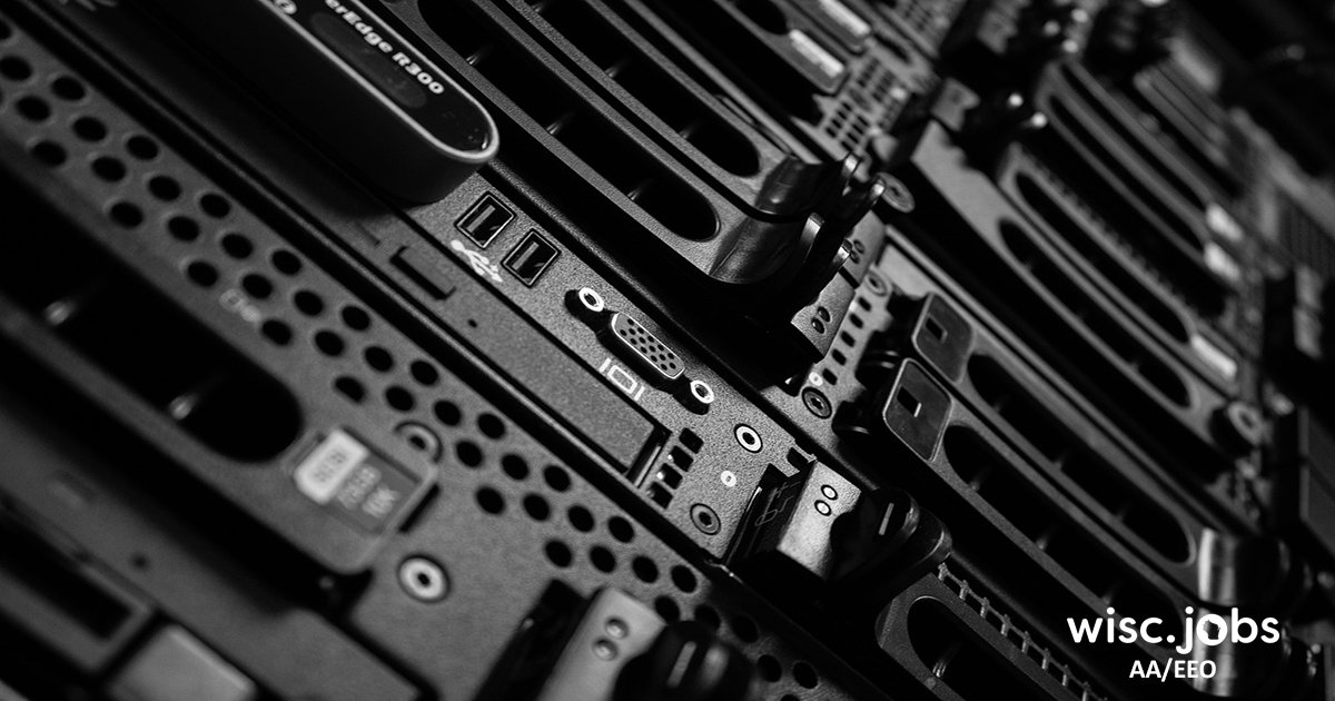 wiscjobs's tweet image. Division of State Patrol is #hiring a #ServerAdministrator #SoftwareAdministrator in #MadisonWI to be the technical lead for management of the #network of DSP physical &amp;amp; virtual servers. $58-$72K/yr +benefits. Apply by 2/6. #WIjobs #govjobs #ITjobs ow.ly/eH3h50HJqqr