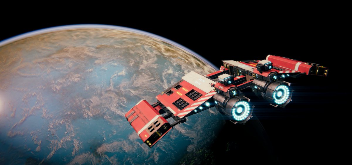 ggeoegame's tweet photo. From concept to in game with the Arbeiter Capital ship. So fun to see the game coming to life!

#NFT #blockchain #p2e #GalaGames #EchoesofEmpire #Gamedev #indiedev #indiegames https://t.co/JJ5Tm7PyPU