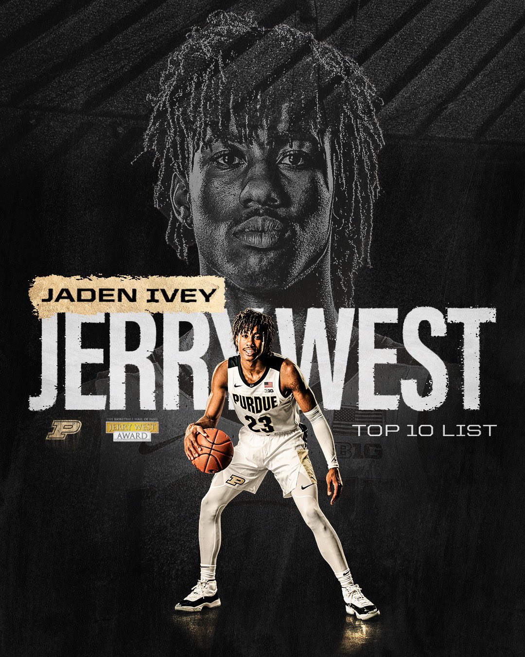 Purdue Guard Jaden Ivey Named Finalist for 2022 Jerry West Award