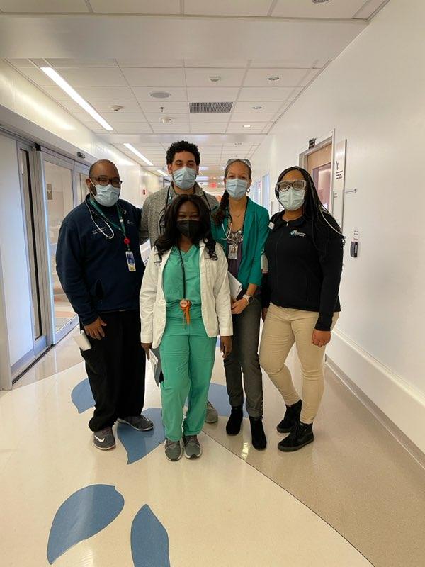 Celebrating the start of #BlackHistoryMonth with an all Black Hematology Team!  @NCHPedsRes @ropedope12 #BlackinMedicine