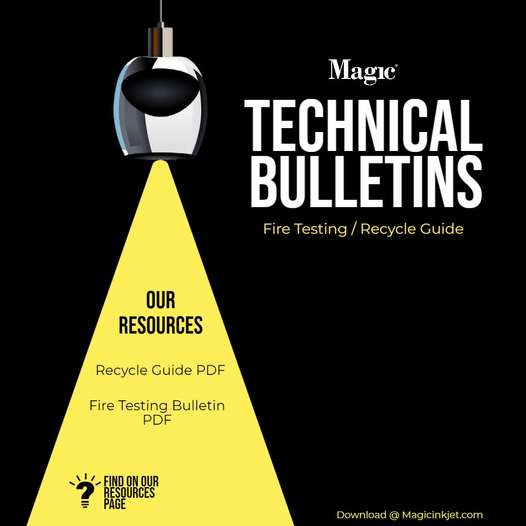 MagicInkjet's tweet image. Download our Technical Bulletins online at any time. 

For any other questions please feel free to reach out to us directly online at magicinkjet.com/contact 😉
-
#MagicInkjet #WideformatMedia #LargeFormat #LargeFormatMedia