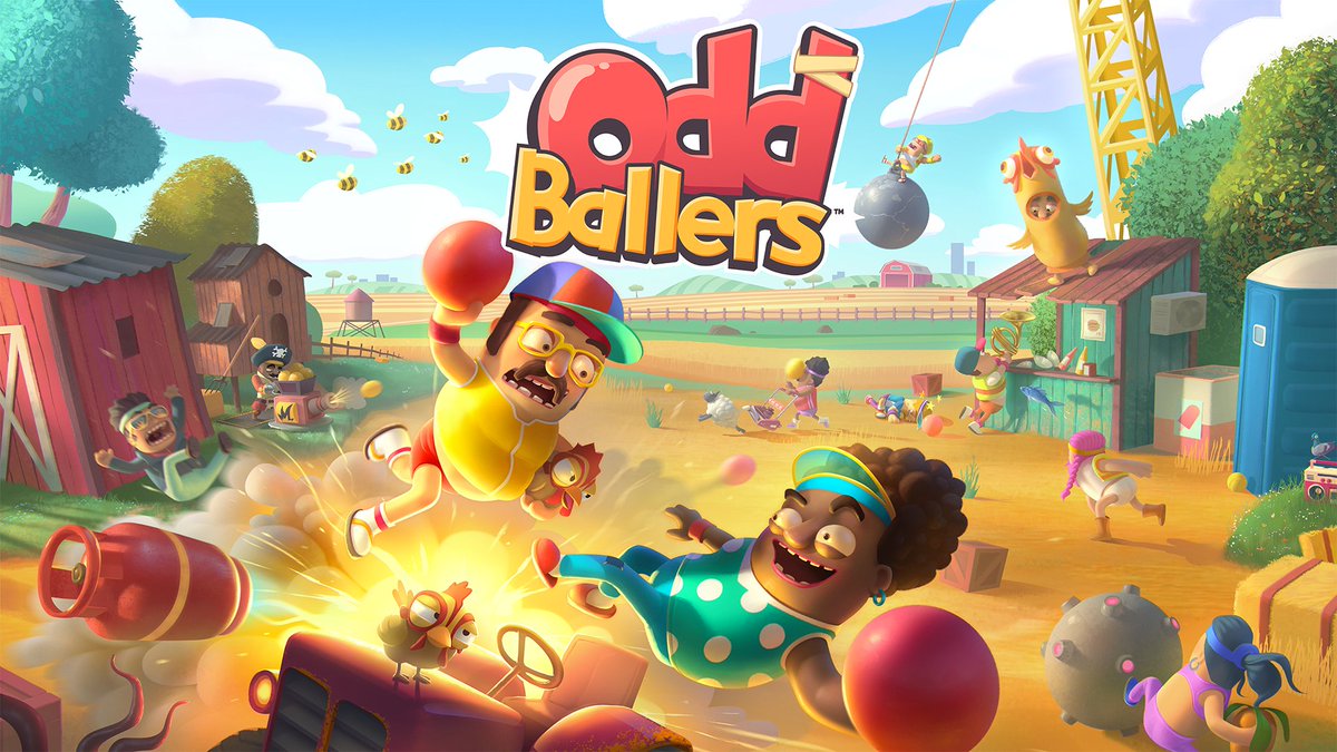 Bend your knees and thrust your hips, it's almost time for an intense dose of hard-hitting, multiplayer dodgeball action! Stay tuned for more info! #OddBallers