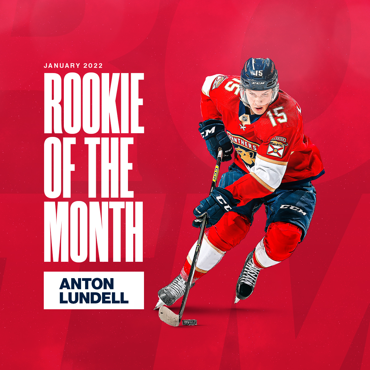 20-year-old Anton Lundell named NHL's Rookie of the Month