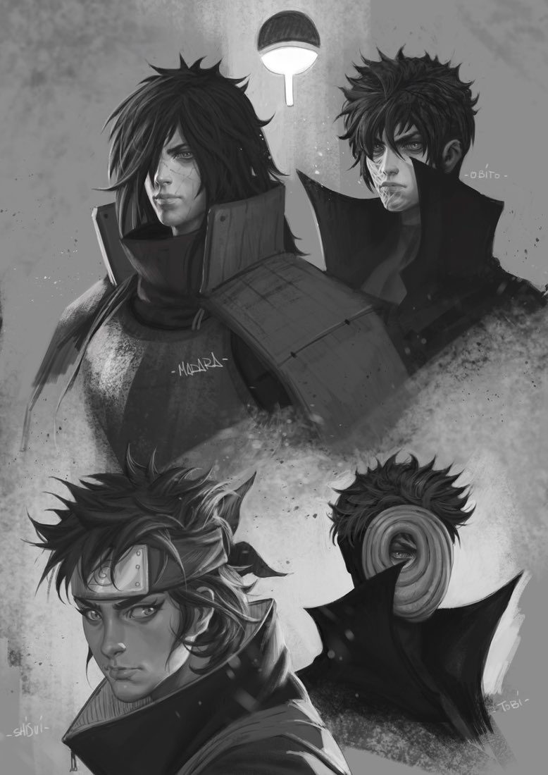AnymaChris's tweet image. Uchihas~   #naruto #sketch #art #madarauchiha #obitouchiha #digitalart #illustration #portrait #fanart #drawing