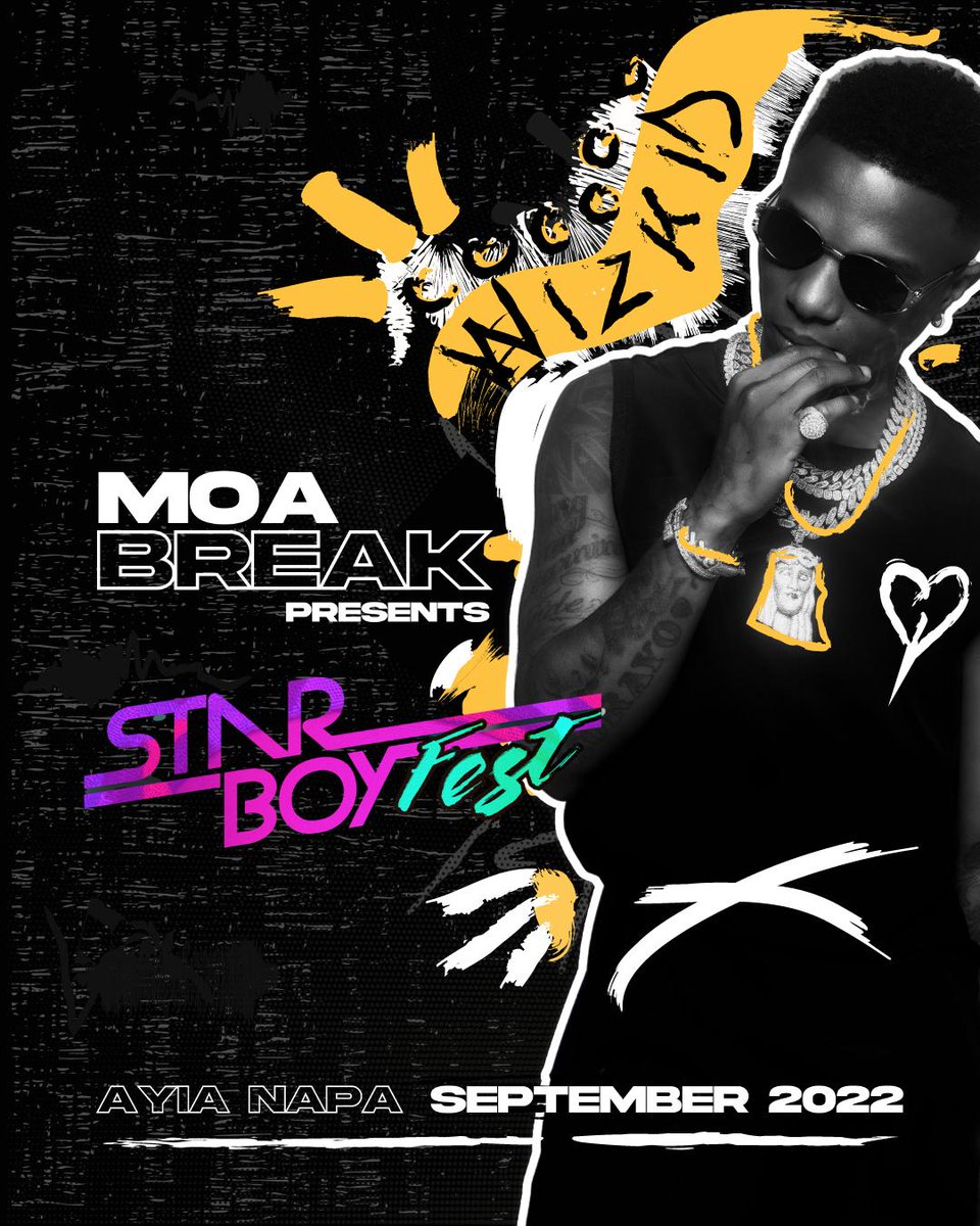 Sun, Sea and StarboyFest live in Ayia Napa, Cyprus!! Sept 2022! ❤️🖤 Sign up at moabreak.com for priority access 🦅 #TakeFlight @moabreak