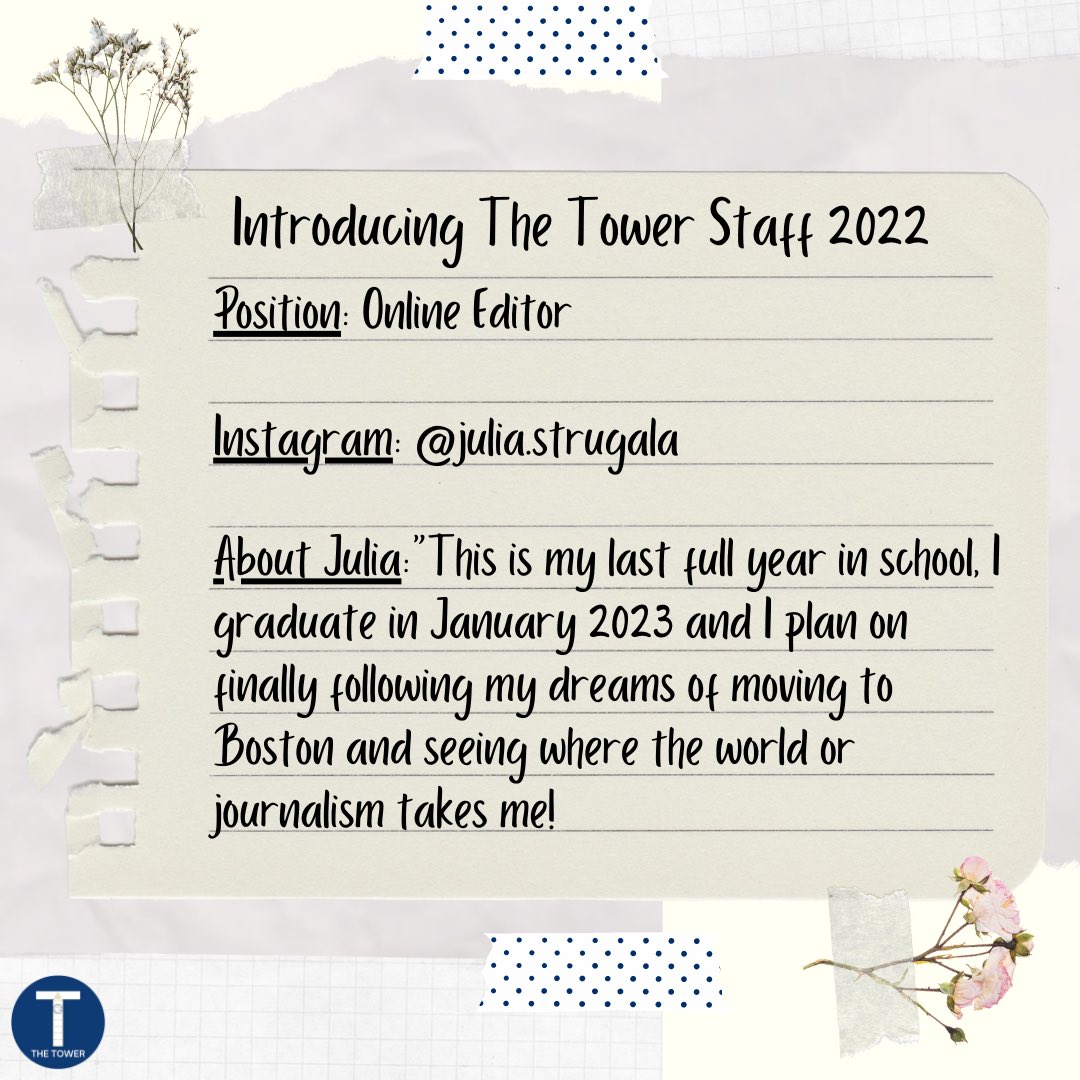 Next up is our Online Editor, Julia! 💻💙🤍