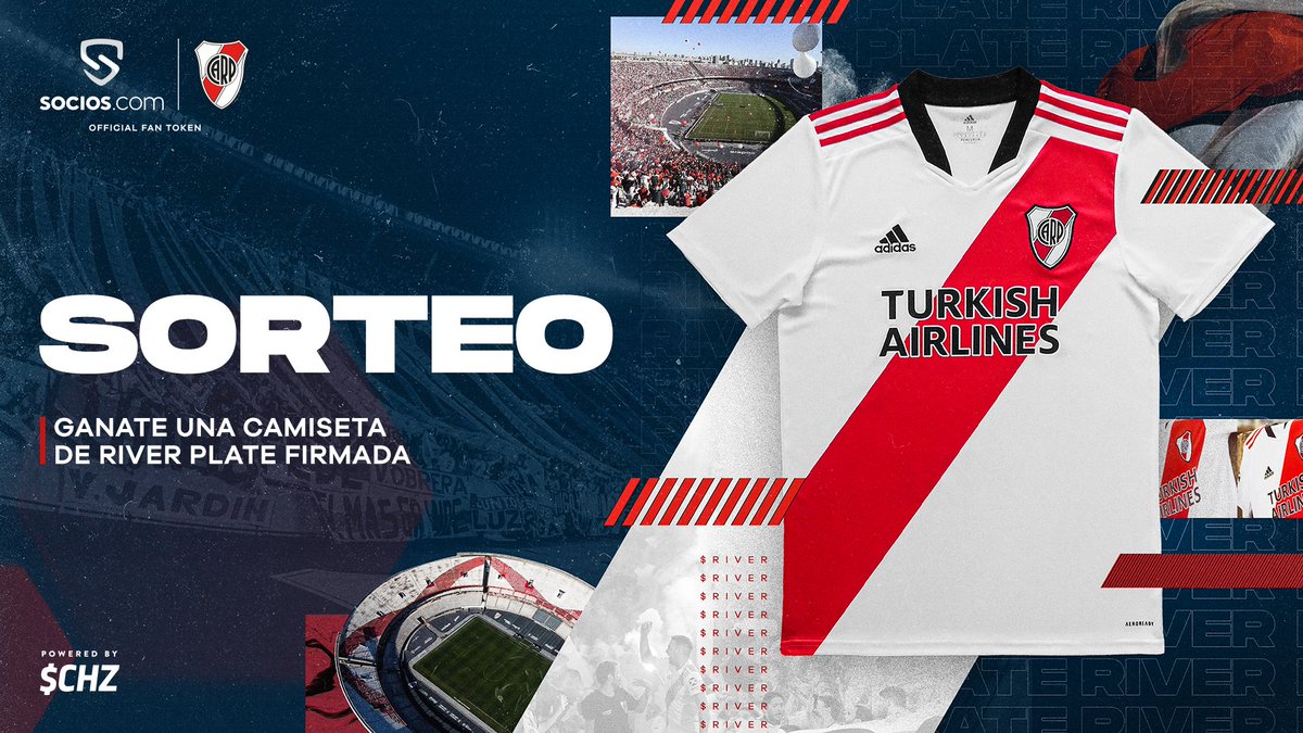 ⚪SORTEO🔴

Para celebrar que <a href="/RiverPlate/">River Plate</a> se une a nuestra familia, vamos a sortear una camiseta firmada.

Para participar:
✅Seguínos
✅Comentá $RIVER
✅Da RT

Un ganador será seleccionado al azar el 08/02.