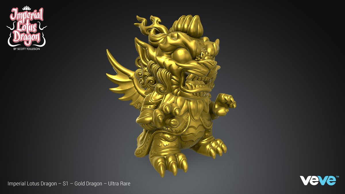 Get a closer look at all four rarities of <a href="/mrscotttolleson/">Scott Tolleson</a>’s Imperial Lotus Dragon dropping Wed, 2 Feb at 8 AM PT in blind box format 🐲 🐲 

Details: bit.ly/3KZLYdw