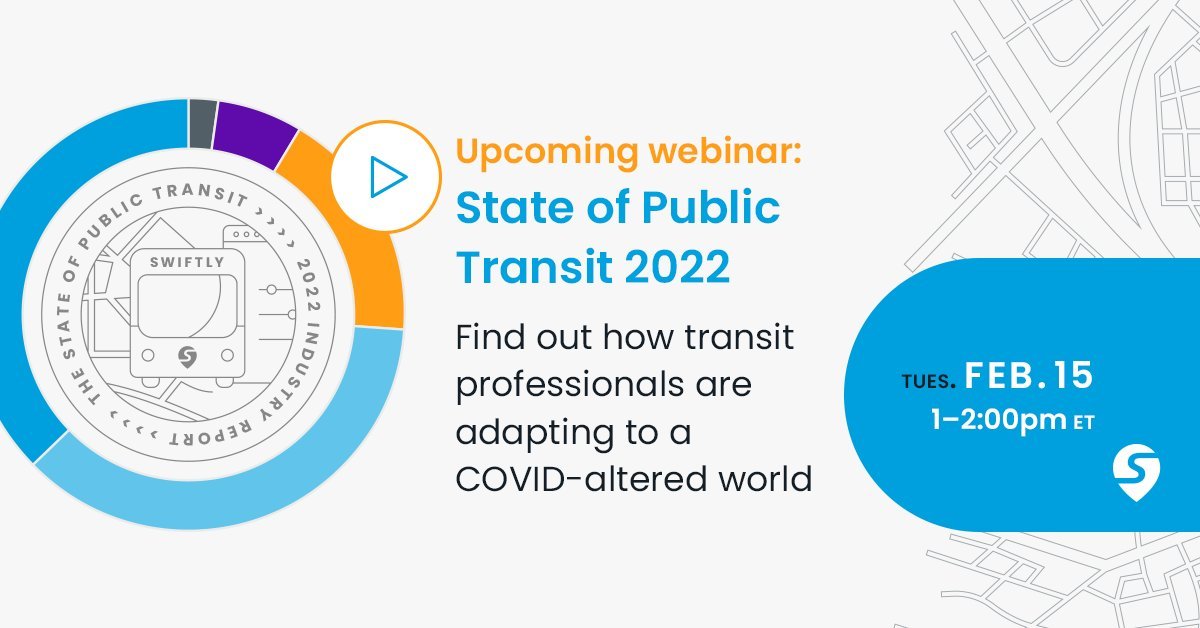 Michael Smith @skibu.bsky.social (@skibusmith) on Twitter photo Want to better understand the state of public transit so that you can help improve it? Here is your chance on Feb 15. Join <a href="/SwiftlyInc/">Swiftly</a> as we hear from industry experts at <a href="/transitapp/">Transit</a> <a href="/NelsonNygaard/">Nelson\Nygaard</a> @TransitCenter <a href="/DOTHawaii/">Hawaii DOT</a> . Register at info.goswift.ly/state_of_publi… Want to better understand the state of public transit so that you can help improve it? Here is your chance on Feb 15. Join <a href="/SwiftlyInc/">Swiftly</a> as we hear from industry experts at <a href="/transitapp/">Transit</a> <a href="/NelsonNygaard/">Nelson\Nygaard</a> @TransitCenter <a href="/DOTHawaii/">Hawaii DOT</a> . Register at info.goswift.ly/state_of_publi…