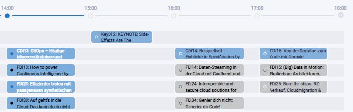Die 2. Halbzeit von Tag 1 hat angefangen &amp; wir bewegen uns auf unsere Keynote zu: Side-Effects Are The Complexity Iceberg. Danach Top-Talks mit .<a href="/NicoleRauch/">Nicole Rauch</a> , .<a href="/hschwentner/">Henning Schwentner</a> und zusätzlich 5 weiteren Talks der Fachforen! Jetzt kostenfrei dabei sein: code-days.de/code-days-2022