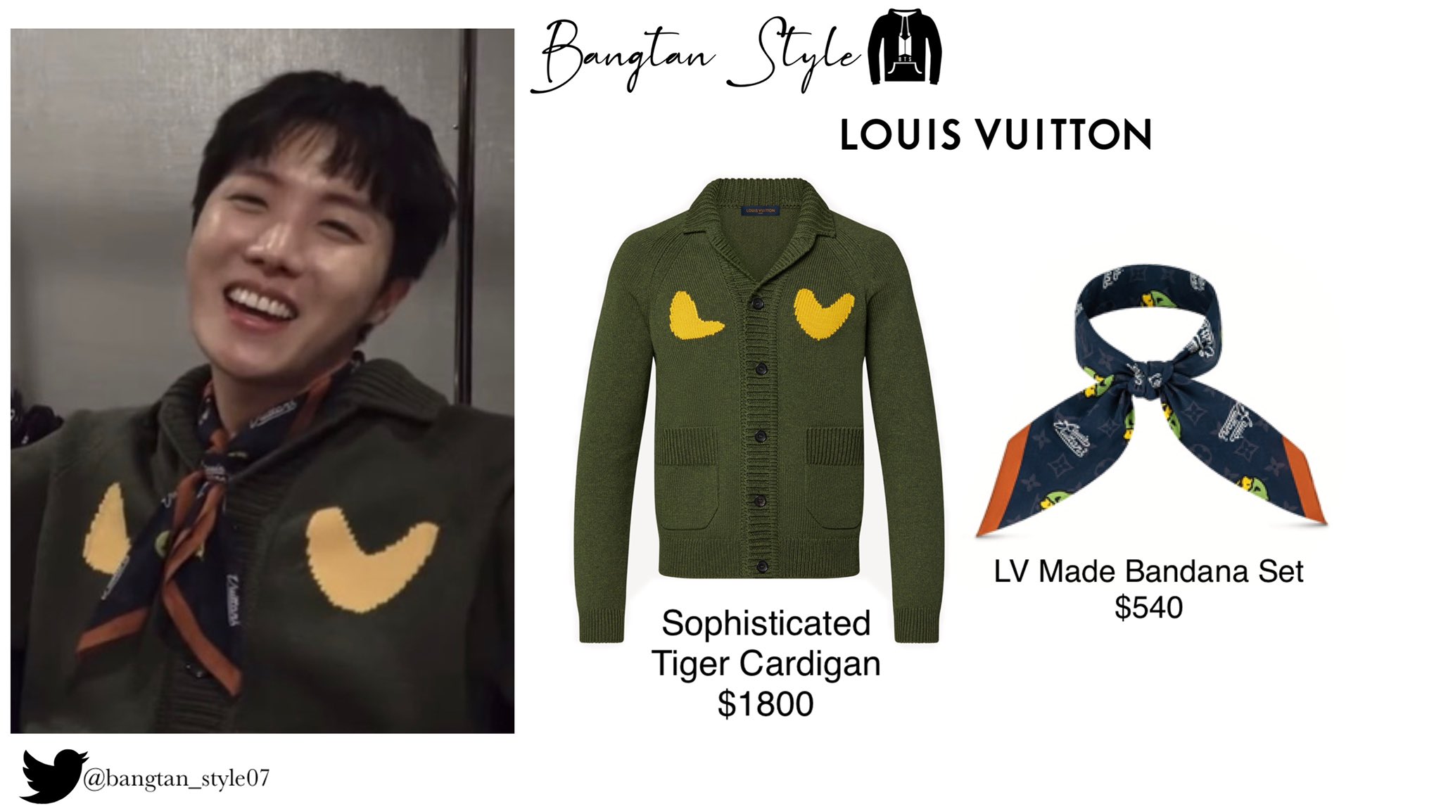 Louis Vuitton SOPHISTICATED TIGER CARDIGAN