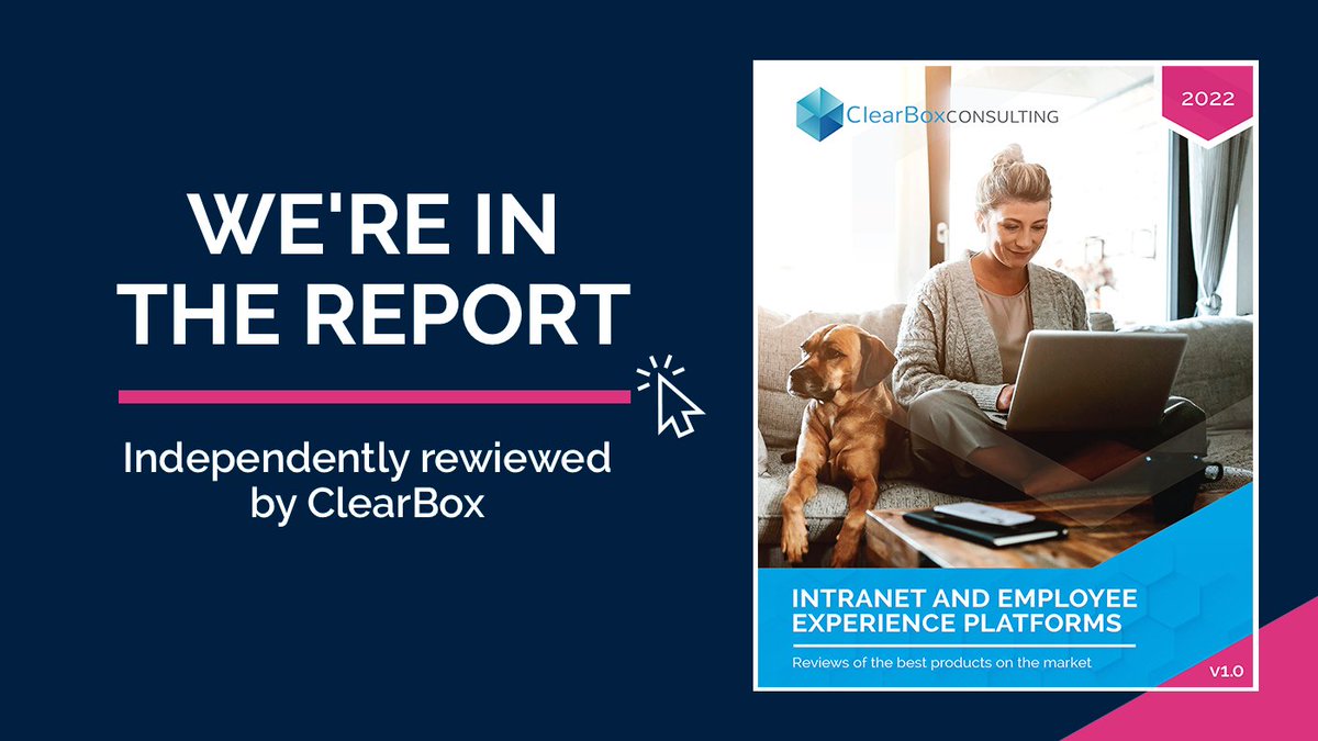 PowellSoftware's tweet photo. 🚀The much-awaited @ClearBox Consulting Intranet & #EmployeeExperiencePlatform Report 2022 is live!
Good news? #PowellIntranet is in it.
⬇️ Great news ? You can download it free: https://t.co/yWdEeLtbpA https://t.co/UxH2hoWT4D
