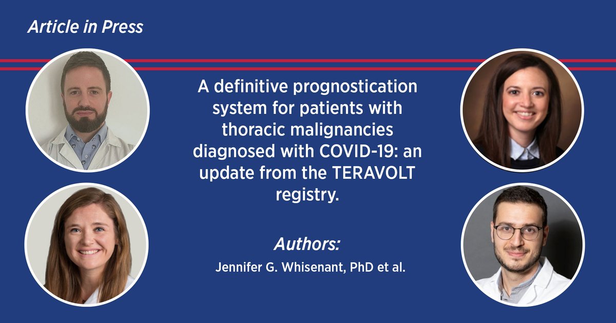 JTO & JTO CRR (@jtoonline) on Twitter photo <a href="/JTOonline/">JTO & JTO CRR</a> recently published a study that identifies 7 symptoms that increase mortality risk for patients with COVID-19; Patients w/SARS-CoV-2 infection & thoracic cancer and one of 7 co-morbid symptoms experienced a 24% mortality rate. Learn More: jto.org/article/S1556-… #LCSM <a href="/JTOonline/">JTO & JTO CRR</a> recently published a study that identifies 7 symptoms that increase mortality risk for patients with COVID-19; Patients w/SARS-CoV-2 infection & thoracic cancer and one of 7 co-morbid symptoms experienced a 24% mortality rate. Learn More: jto.org/article/S1556-… #LCSM