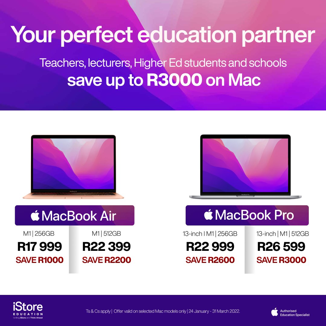 iStore Education tweet media