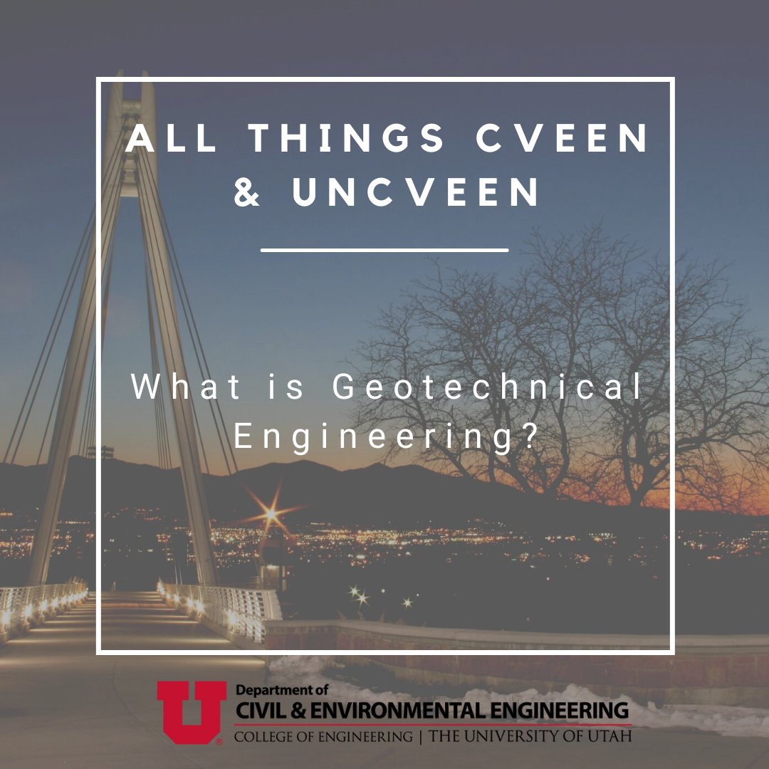 UofUCvEEN's tweet photo. Happy #AllThingsCvEENAndUnCvEEN. We are shaking things up with some #GeotechnicalEngineering questions! 😁 Do you know what Geotechnical Engineering is? #HaveYouCvEENThis #CivilTrivia https://t.co/juiwip3H3D