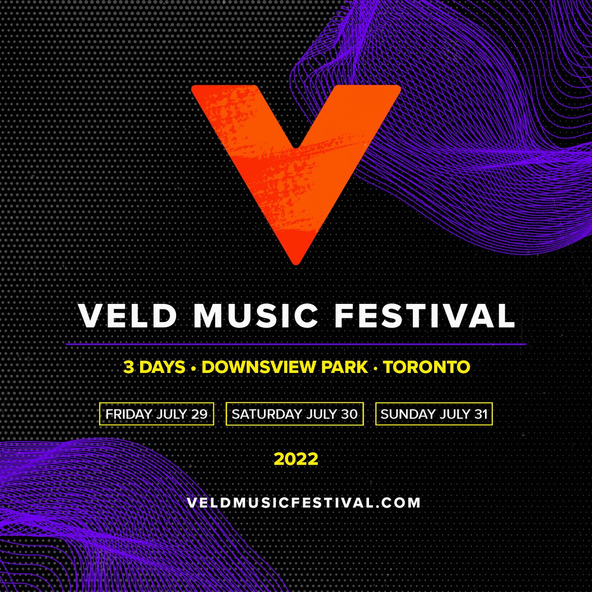 Veld 2022 dates