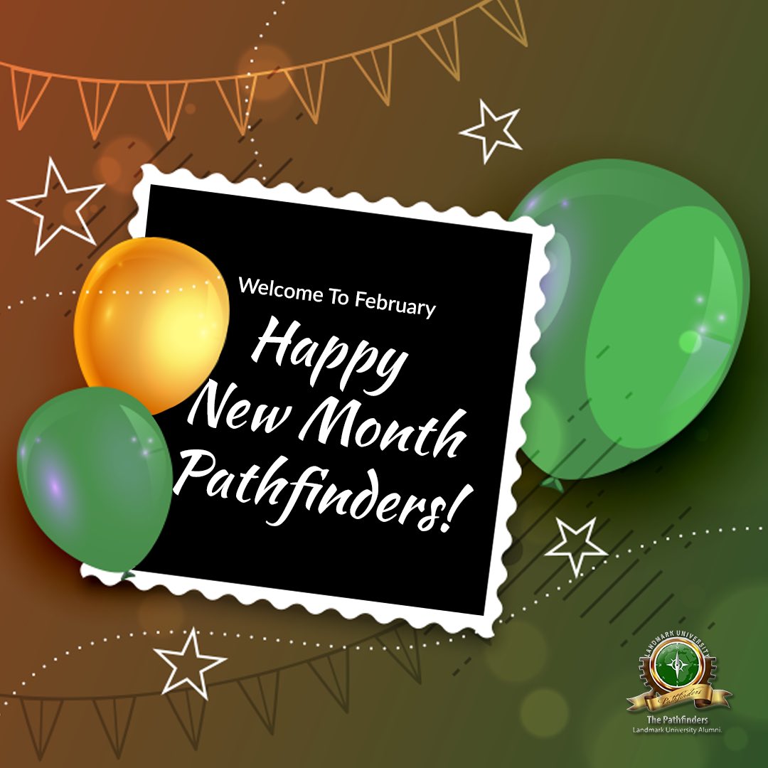 luaapathfinders's tweet photo. Feel free to also give a shout-out in the comments section to all Pathfinder celebrating something special this month.🎈

May this #February be a month of special favors and blessings you’ve been waiting for.
Happy New Month Pathfinders!😊

#LUAA #February2022 #FebruaryIsHere https://t.co/Q0YMDhHfRE