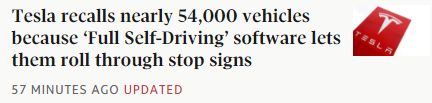kulz's tweet photo. So Tesla cars are just becoming your average driver? https://t.co/bijrEBN5w5