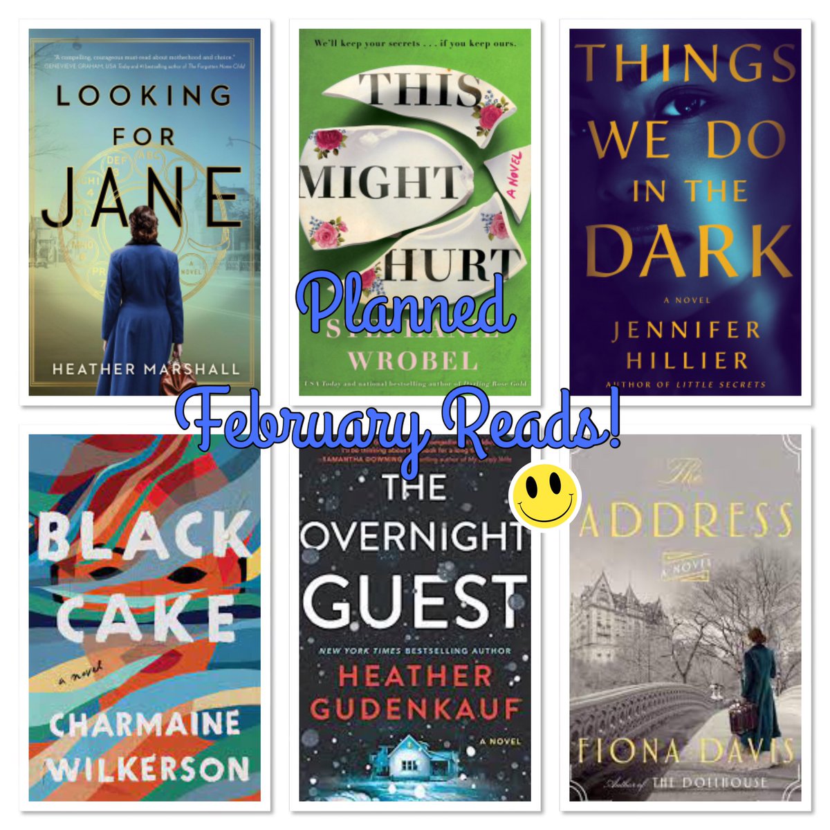 steph7149's tweet image. Happy February! Have some good books on my February TBR pile. ☺️Have a great (reading) month everyone!
#lookingforjane #thismighthurt #thingswedointhedark #blackcake #theovernightguest #theaddress #books #februaryreads #BookTwitter