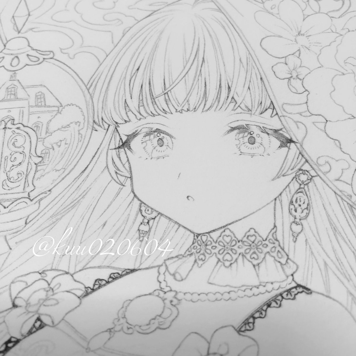 前髪さらさら 