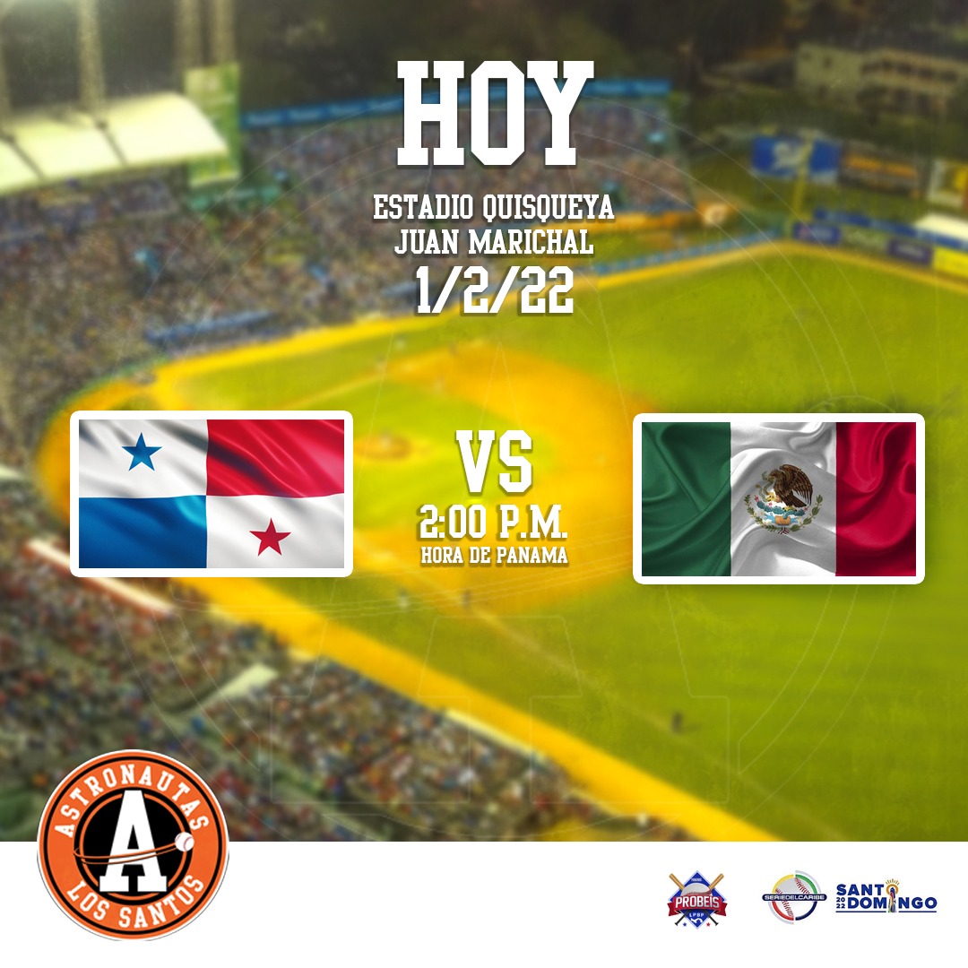 Playball! ⚾
Hoy 2 pm  vs <a href="/charrosbeisbol/">Charros de Jalisco🤠</a> #SerieDelCaribe #VamosPanamá #Misión2022 🇵🇦🇵🇦🇵🇦 <a href="/beisboldecaribe/">Serie del Caribe</a> <a href="/ProbeisOficial/">Probeis Oficial</a>