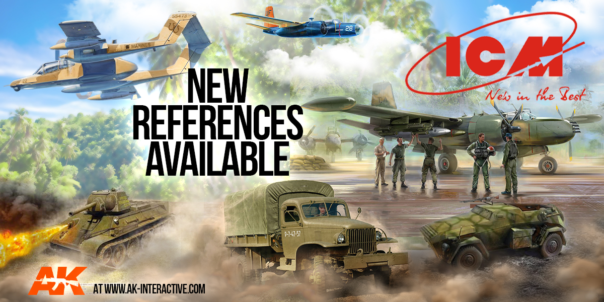 Ak_Interactive's tweet image. Take a look at the NEW #ICMmodels references that just arrived at @Ak_Interactive!!

👇👇
bit.ly/ICMNEWSAKFEB20…

#AKInteractive #AFV #Aircraft #Modelling