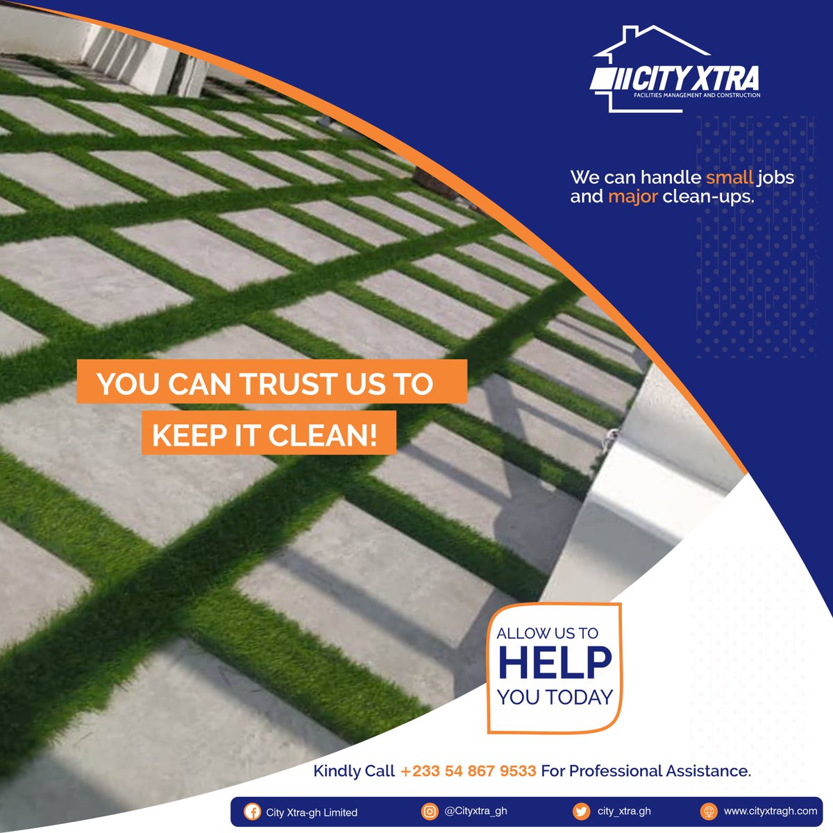 Cityxtra_gh's tweet photo. A beautiful lawn doesn’t happen by itself. Lawns are our specialty, not a sideline.

Let us help create the yard of your dreams. Call Us 0548679533.

#CityXtragh 
#cleanerspaceshealthypeople 
#workplacewellnessprogram https://t.co/XstWAGP2Rl