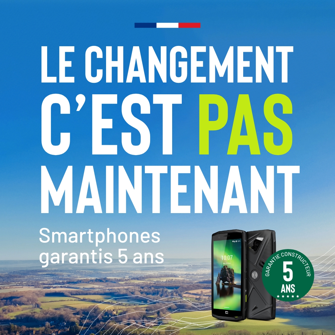 crosscallmobile's tweet photo. Oui, nos téléphones et nos tablettes sont désormais garantis 5 ans. Certainement l’engagement le plus durable des 5 prochaines années. 

#icipourdurer #ThisIsHowWeLive 
👉 https://t.co/drLqcMo2re https://t.co/ZrLINK1MjF