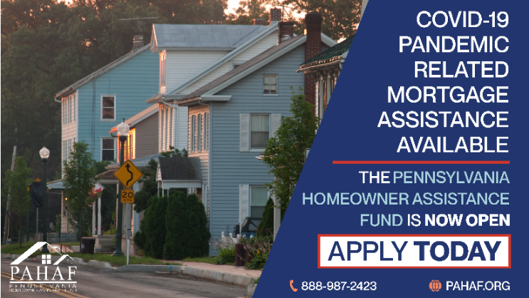 PHFAtweets's tweet photo. The PA Homeowner Assistance Fund now accepting applications! If you’re a homeowner &amp; the financial impact of the #COVID19 pandemic has put you behind on your mortgage or other housing expenses, you may be eligible. 💻 https://t.co/2bTlt4xOAN #MortgageRelief #PAHAF https://t.co/pTzhsx34Ww