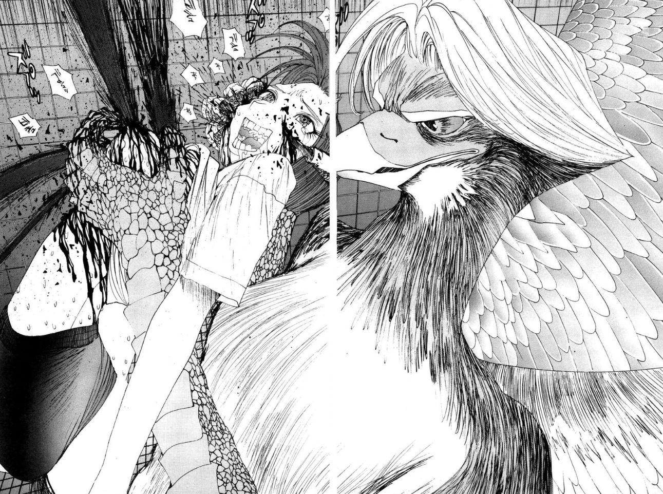 葉芝カヲルがけもケ12 F 06 に いま鳥がアツい 当社比 っつーことで ワイの聖書のひとつ江川達也てんてーのラストマンからアレックス先生をば 成人誌じゃないよヤンマガだよ T Co 44ldekrbxq Twitter