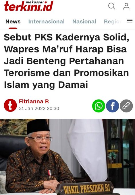 KarinSabila97's tweet photo. Pak Wapres &amp; Ulama NU Mengajarkan Bagaimana Menjadi Insan Beragama,

Memaafkan &amp; Mendoakan Yang Terbaik Meski Mereka Banyak Salah,
Sungguh Adem Lihatnya...
Bukan Mengkafirkan &amp; Memfitnah! https://t.co/pDgRgvgBU0