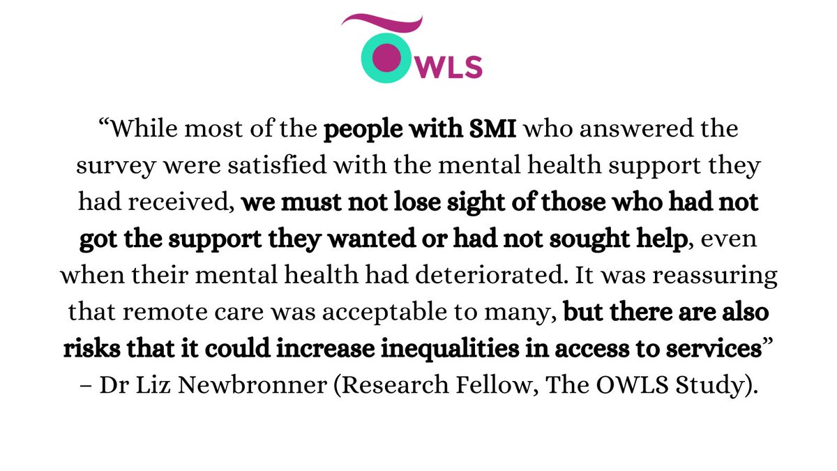 Closing The Gap Network (@ctgnetworkuk) on Twitter photo ➡️Fantastic blog entry about our recently published paper which explores access to Mental Health and Primary Care Services for people with SMI during the COVID-19 Restrictions:
arc-yh.nihr.ac.uk/news-events-an…
The paper: frontiersin.org/articles/10.33…
<a href="/NIHR_ARC_YH/">NIHR Yorkshire & Humber ARC</a> <a href="/DrRuthWadman/">DrRuthWadman (is...)</a> @NIHRevidence ➡️Fantastic blog entry about our recently published paper which explores access to Mental Health and Primary Care Services for people with SMI during the COVID-19 Restrictions:
arc-yh.nihr.ac.uk/news-events-an…
The paper: frontiersin.org/articles/10.33…
<a href="/NIHR_ARC_YH/">NIHR Yorkshire & Humber ARC</a> <a href="/DrRuthWadman/">DrRuthWadman (is...)</a> @NIHRevidence