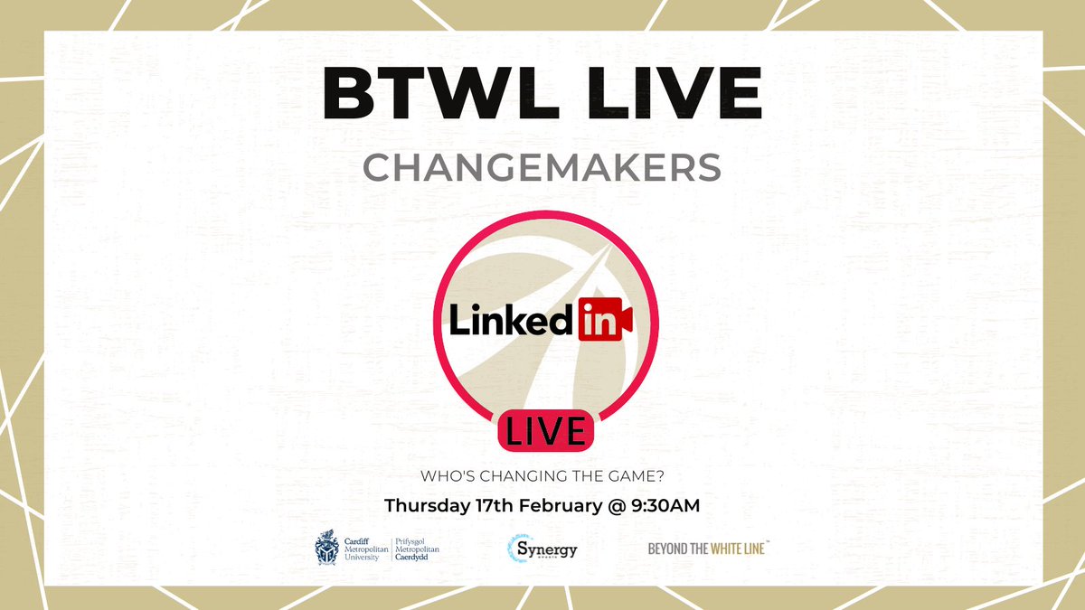 Partnered with <a href="/cardiffmet/">Cardiff Metropolitan University</a> students Synergy Events to deliver online panel discussion on the important change needed across sport, who the current changemakers are, the impact they are having and some exciting news for 2022. Panel includes athletes and stakeholders Link in bio 👆