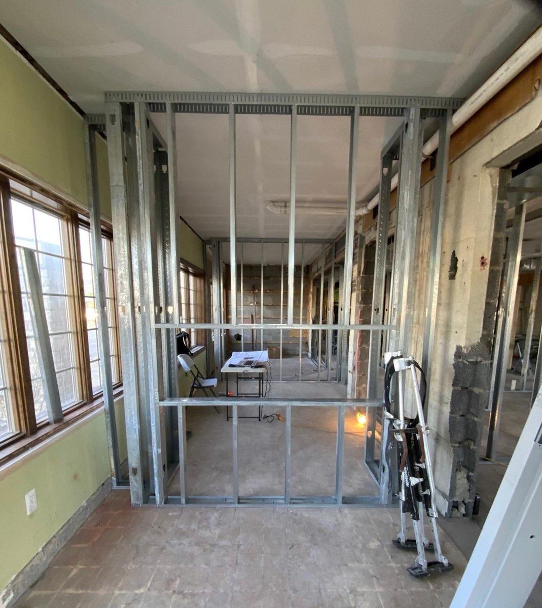 APEXDB's tweet image. A glimpse into the very early construction stages of an Exotic Frog tank! Follow us for more progress on this veterinary clinic buildout!
🐸
#designbuild #veterinarydesign #veterinary #exoticpets #veterinaryconstruction #animalhospital #animalhospitaldesign #constructionexperts