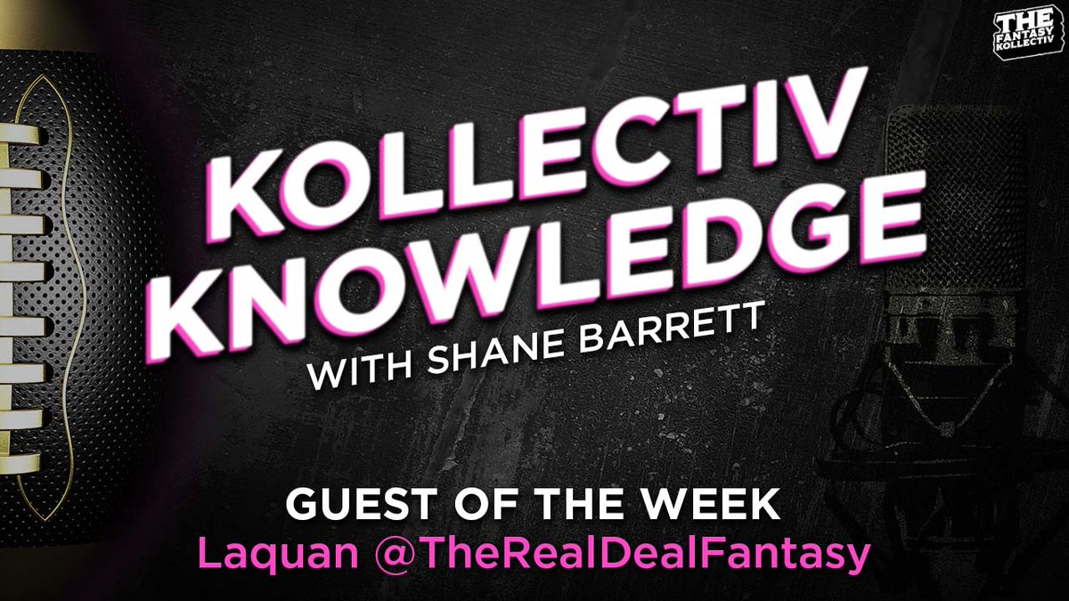 For Tonight's Episode of #KollectivKnowledge, @ffShaneB is joined by the FIRE CONTENT ONLY master himself, @RealDealFantasy!! Join them #LIVE on Twitter and YouTube. Scheduled for 9:15 because still ironing out if it will be 9 or 9:30, so be prepared!

https://t.co/cnJiIyTJg7 https://t.co/cjXgy5DAwJ