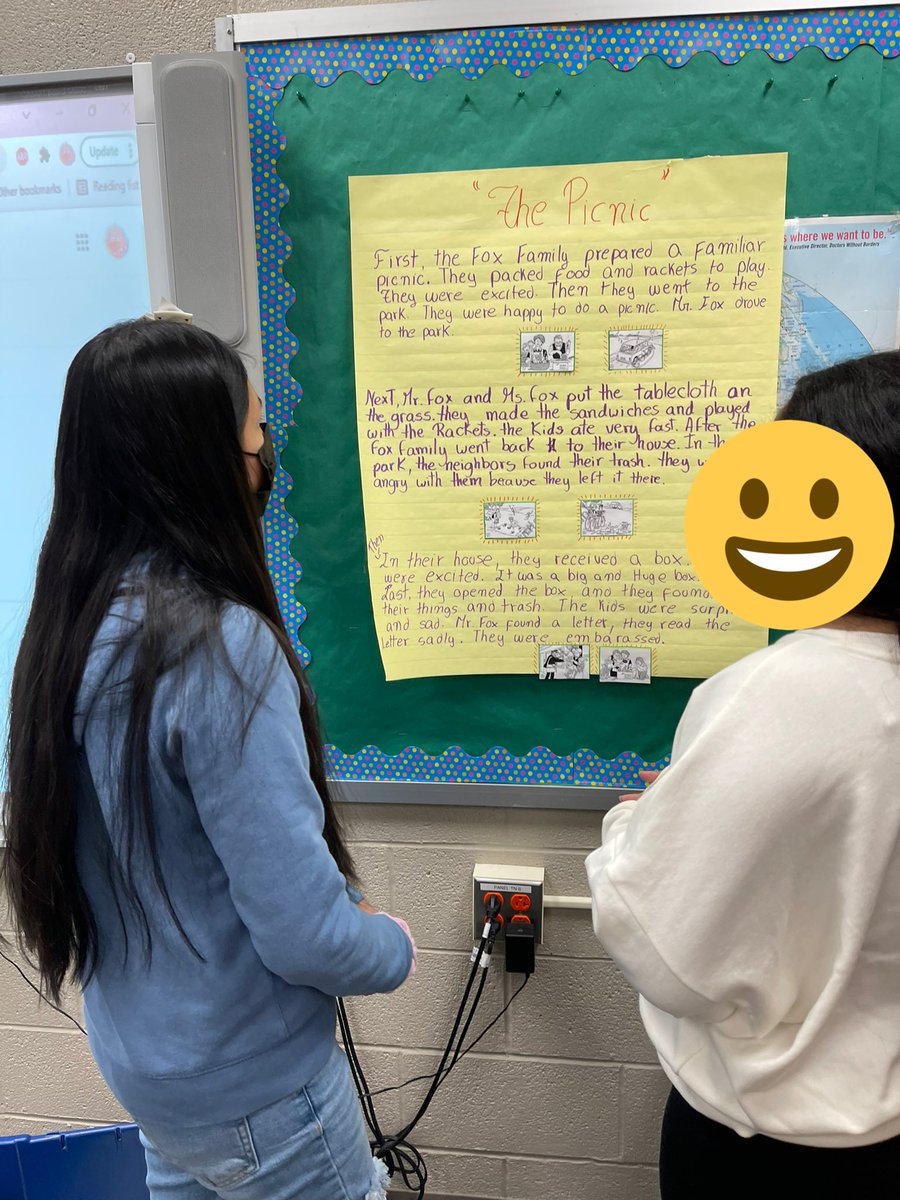 Middle school ESL students used narrative picture prompts to write a story using past tense, vocabulary and subjects /verbs/predicates! They practiced their speaking when reading them aloud. <a href="/MountOliveTSD/">Mount Olive Township School District</a> <a href="/KevinRStansber1/">MarauderNation</a> <a href="/kramer_MOMS/">James Kramer</a>