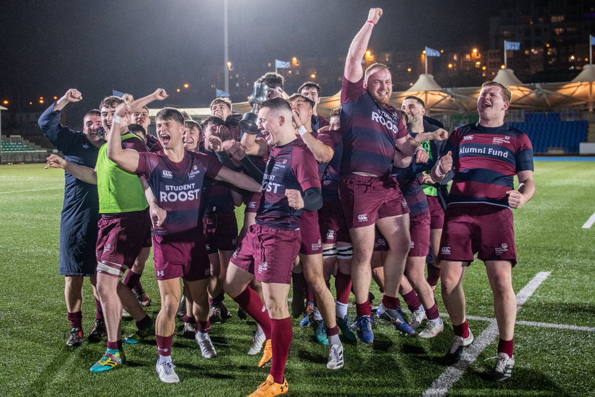 Glasgow Warriors (@glasgowwarriors) on Twitter photo Champions π
Massive congratulations to <a href="/StrathRugby/">Strathclyde Rugby</a> on their Glasgow Varsity win at Scotstoun on Friday night - and what an atmosphere!
Here's to more of the same next year, right <a href="/StrathSport/">Strathclyde Sport</a>? Champions π
Massive congratulations to <a href="/StrathRugby/">Strathclyde Rugby</a> on their Glasgow Varsity win at Scotstoun on Friday night - and what an atmosphere!
Here's to more of the same next year, right <a href="/StrathSport/">Strathclyde Sport</a>?