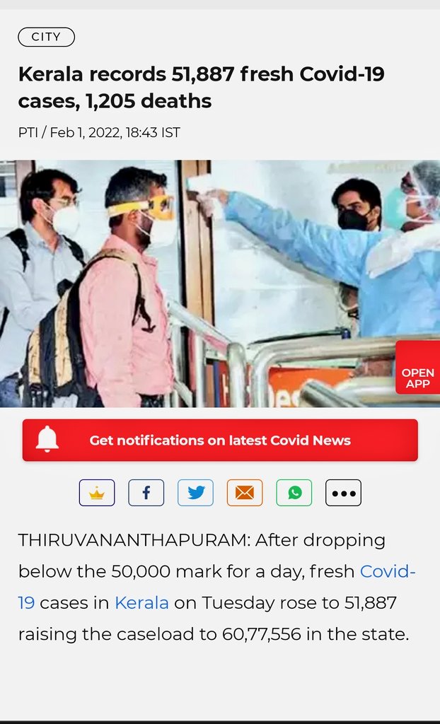 dentodontics's tweet photo. See The two documents one released by @IITKgp &amp; other by @timesofindia about Kerala deaths reach to 1205 due to #COVID19 🦠😷
Despite of lakhs of tweet Req mail calls 
they come up with such notice
Is this the justice? 
Why risking there life? 
#postponegate2022 #delayGATE2022 https://t.co/3LGswSc320
